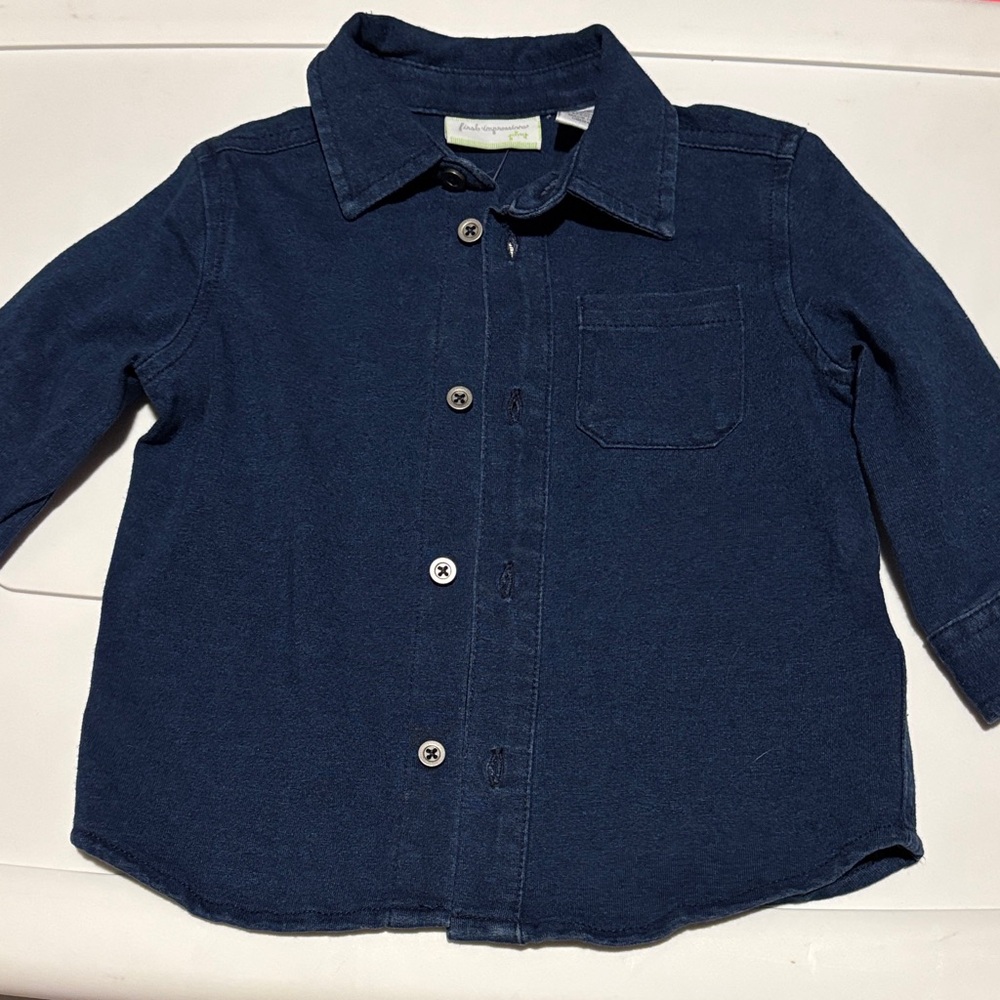 First Impressions Denim Blue Shirt